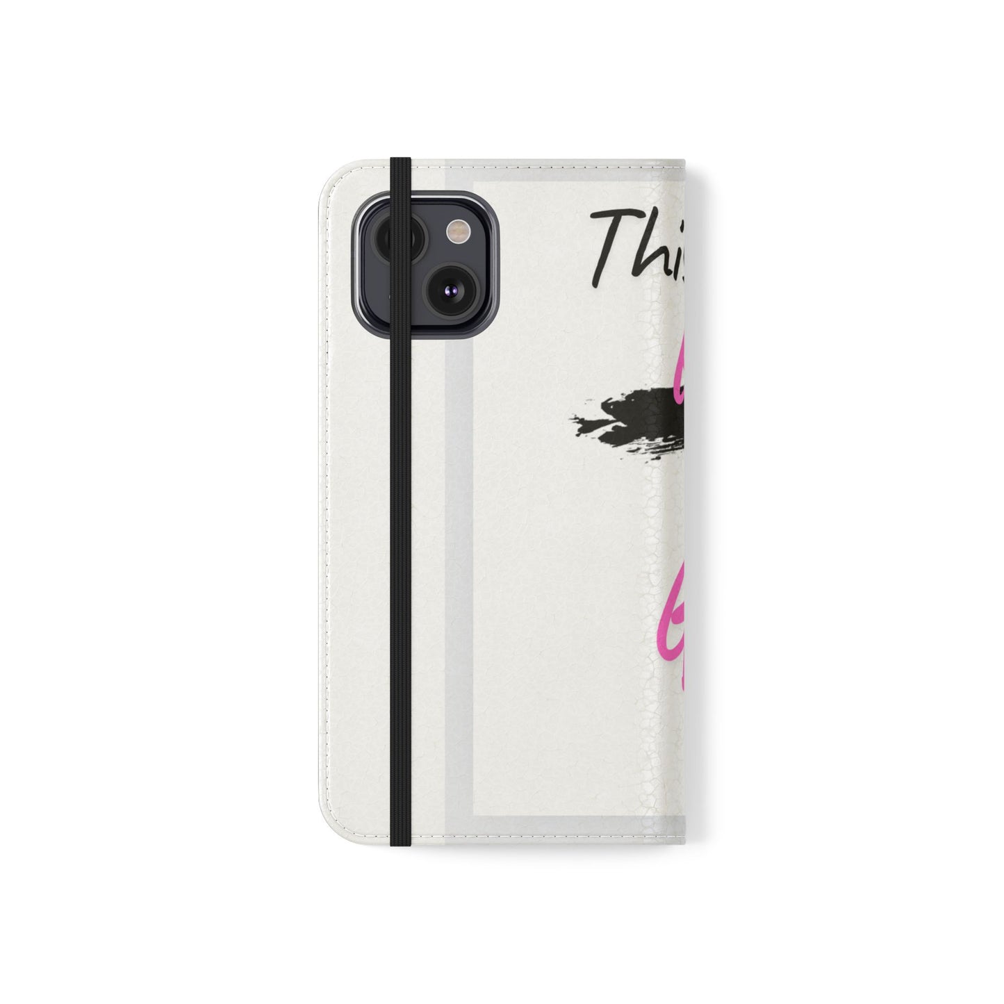 This Girl God Flip Case - Stylish Phone Wallet for Trendy Women