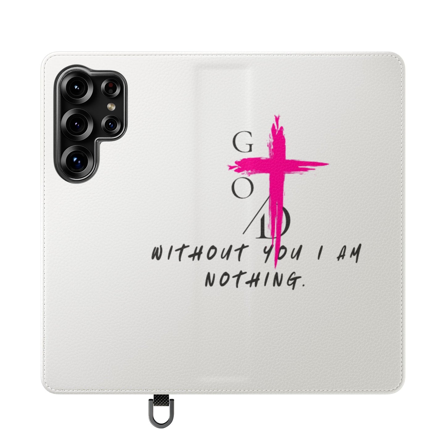Faith-Inspired Flip Case with Christian Quote
