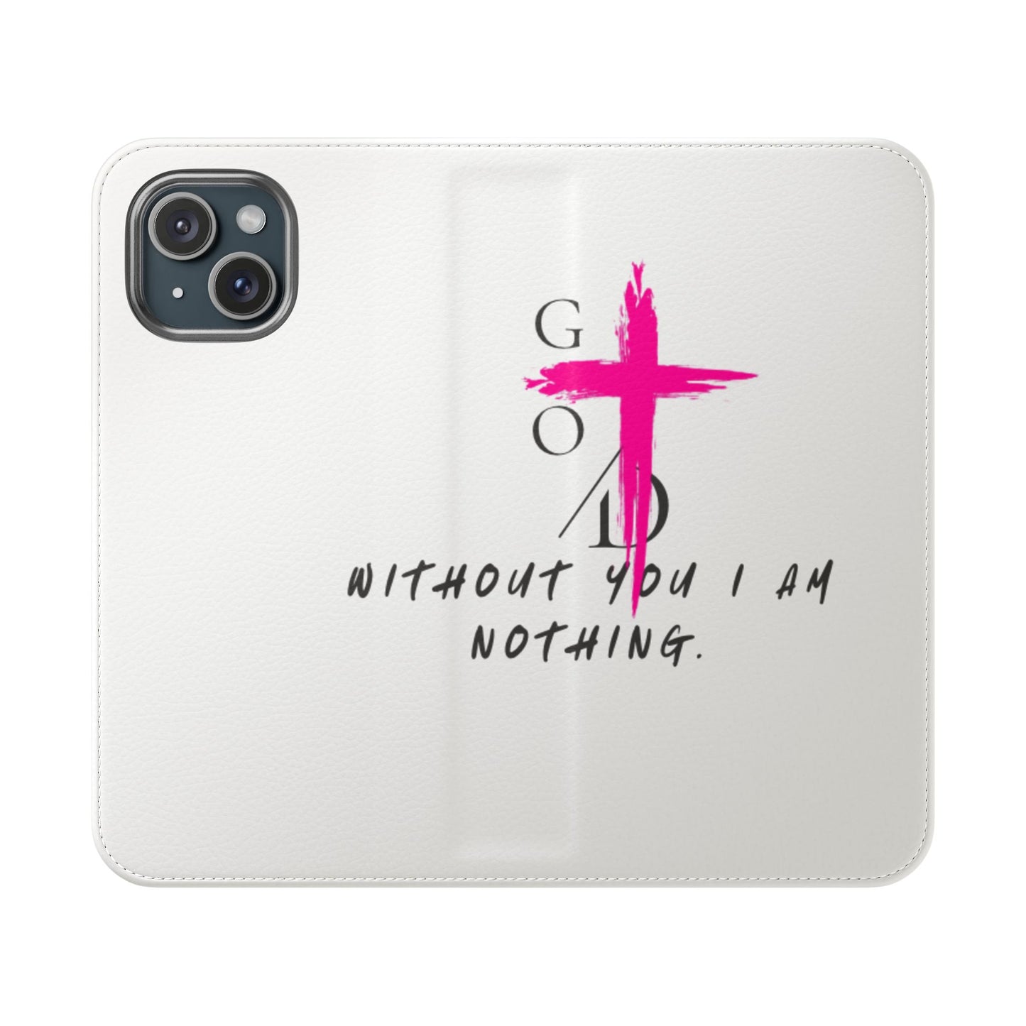Faith-Inspired Flip Case with Christian Quote