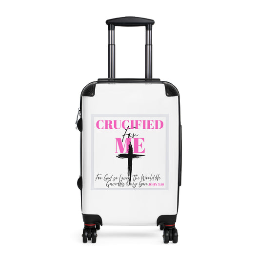 Stylish Travel Suitcase with Inspirational Quote