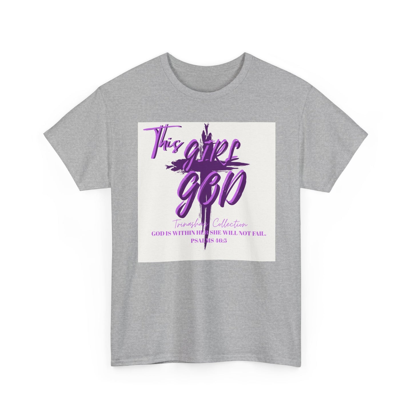Copy of Copy of Faith-Inspired Unisex Heavy Cotton Tee - God is Good Design