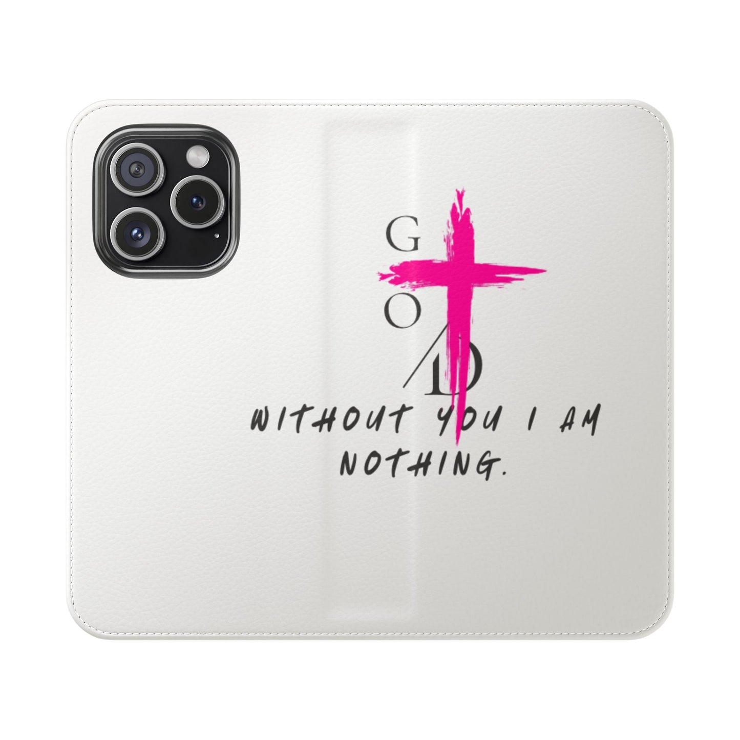 Faith-Inspired Flip Case with Christian Quote