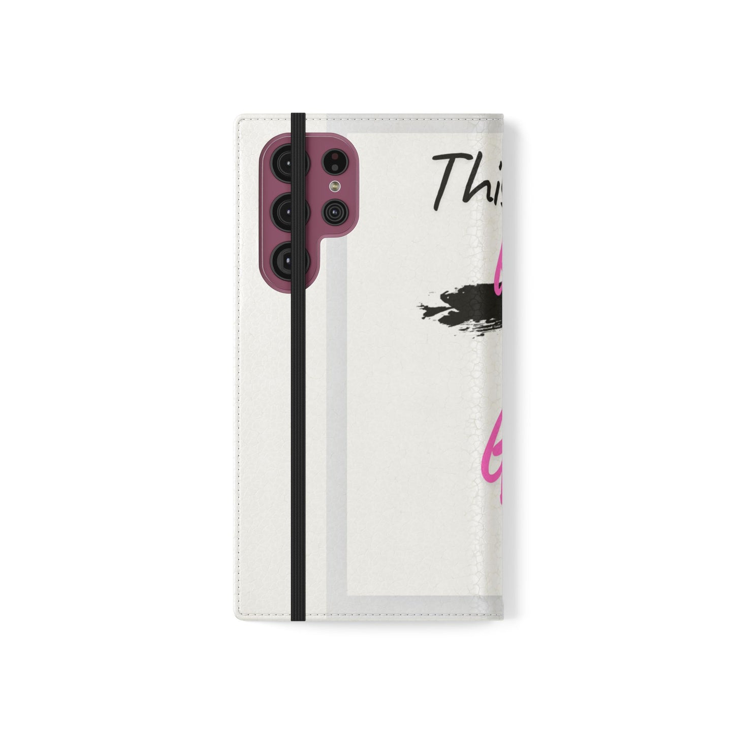 This Girl God Flip Case - Stylish Phone Wallet for Trendy Women