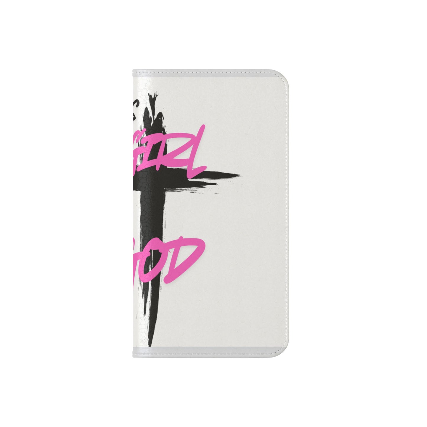 This Girl God Flip Case - Stylish Phone Wallet for Trendy Women