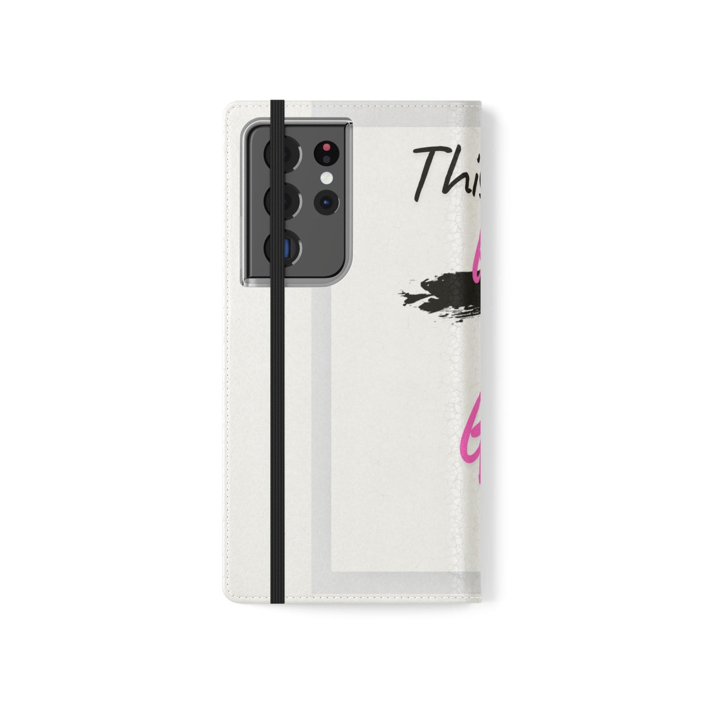 This Girl God Flip Case - Stylish Phone Wallet for Trendy Women