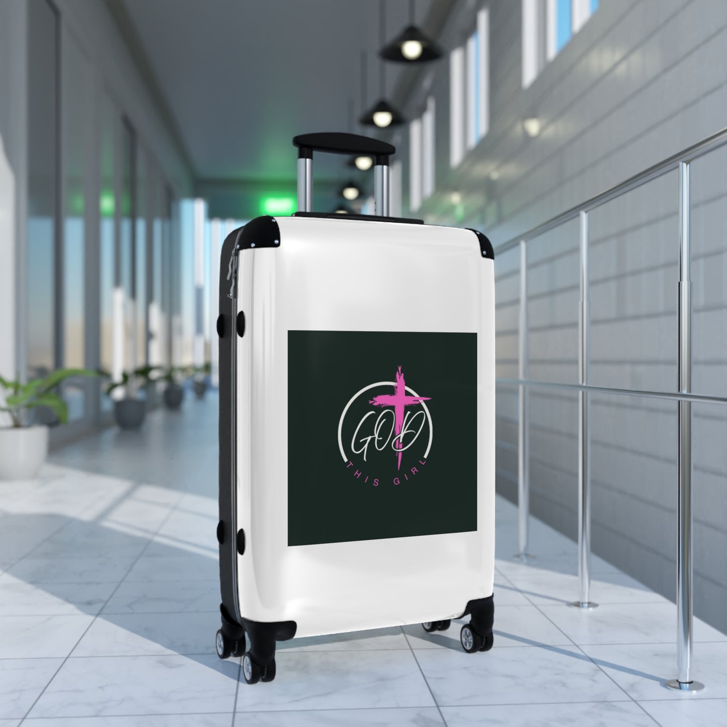 Stylish Travel Suitcase with Inspirational Design