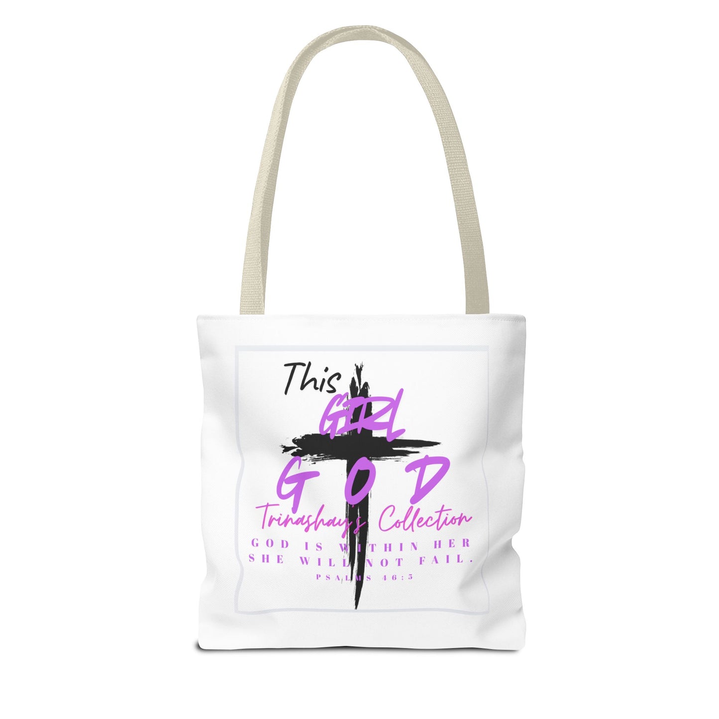 This Girl G.O.D. Inspirational Tote Bag — Christian Faith Graphic Tote