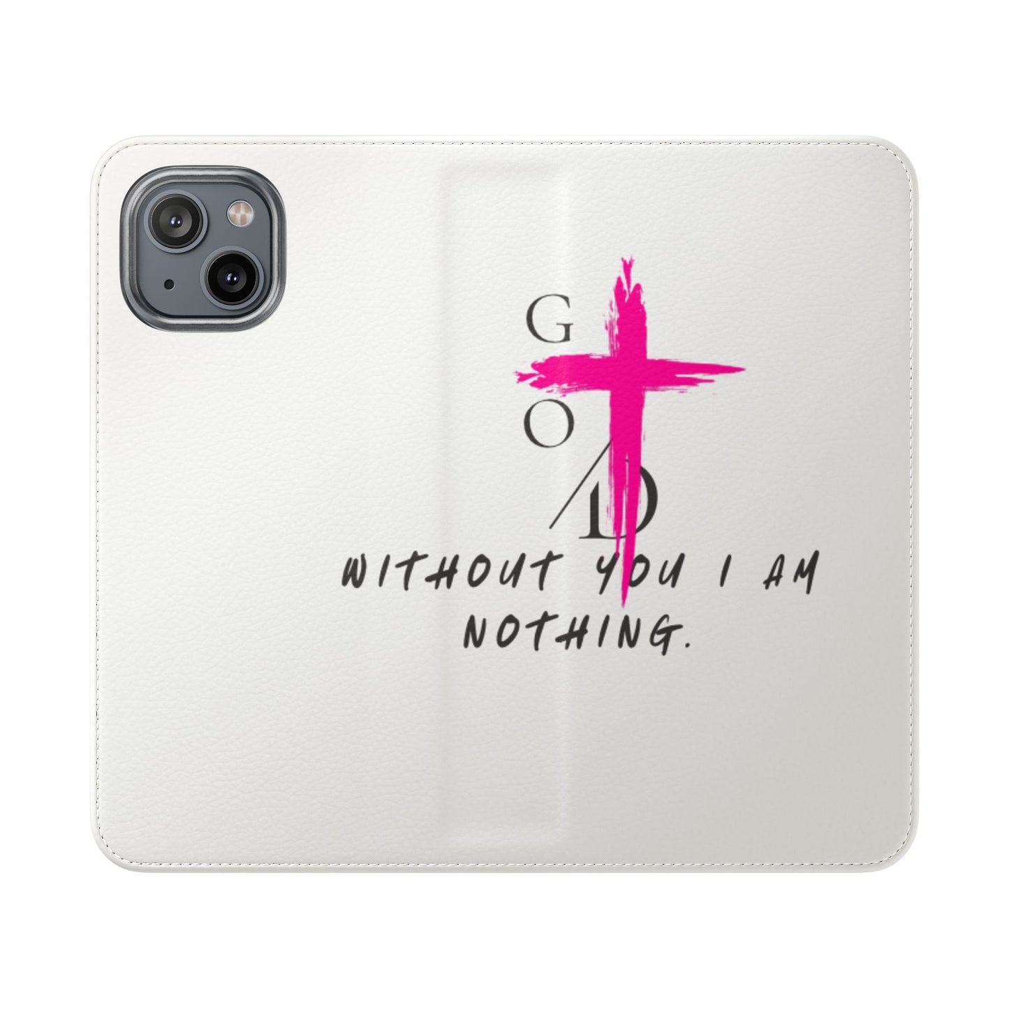 Faith-Inspired Flip Case with Christian Quote