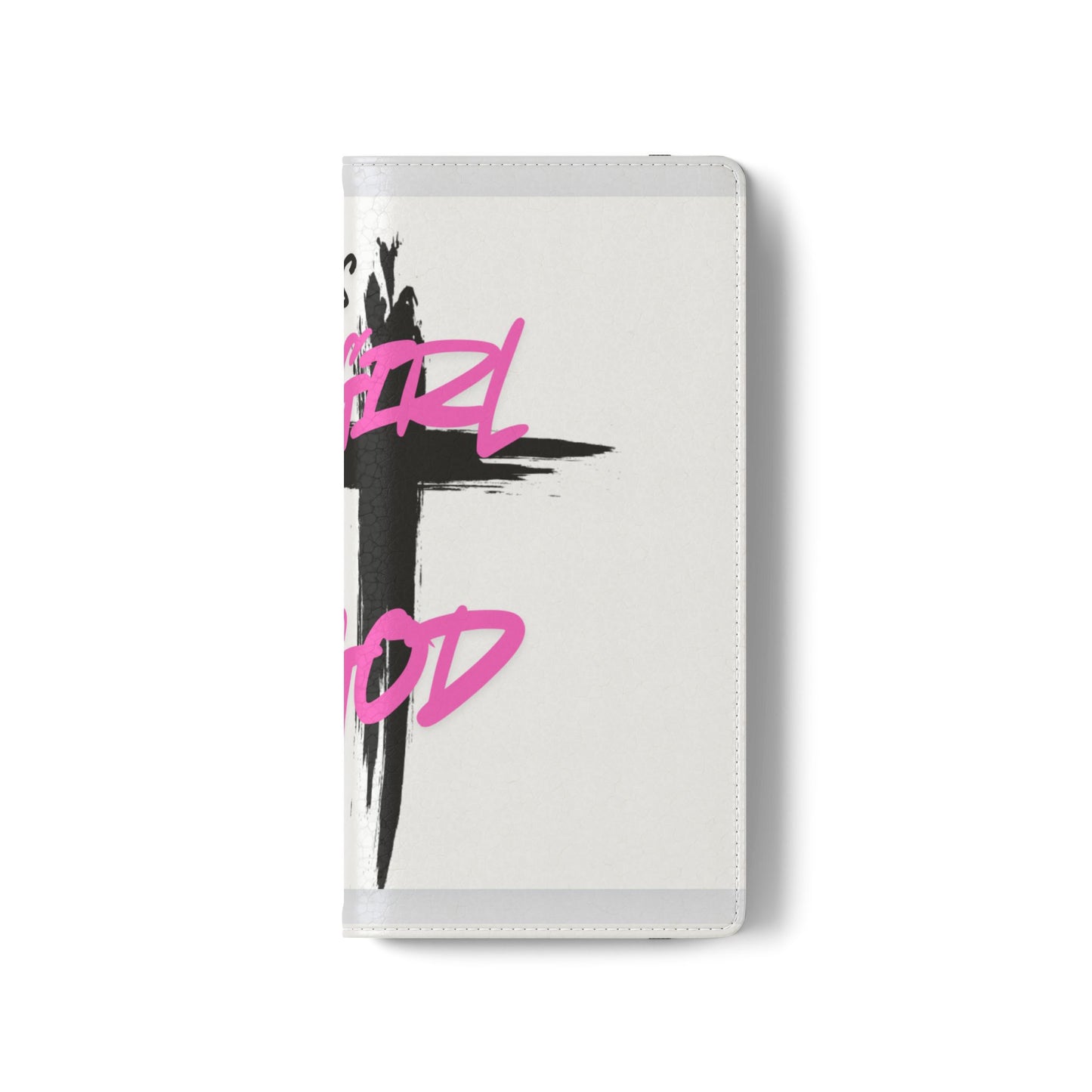 This Girl God Flip Case - Stylish Phone Wallet for Trendy Women
