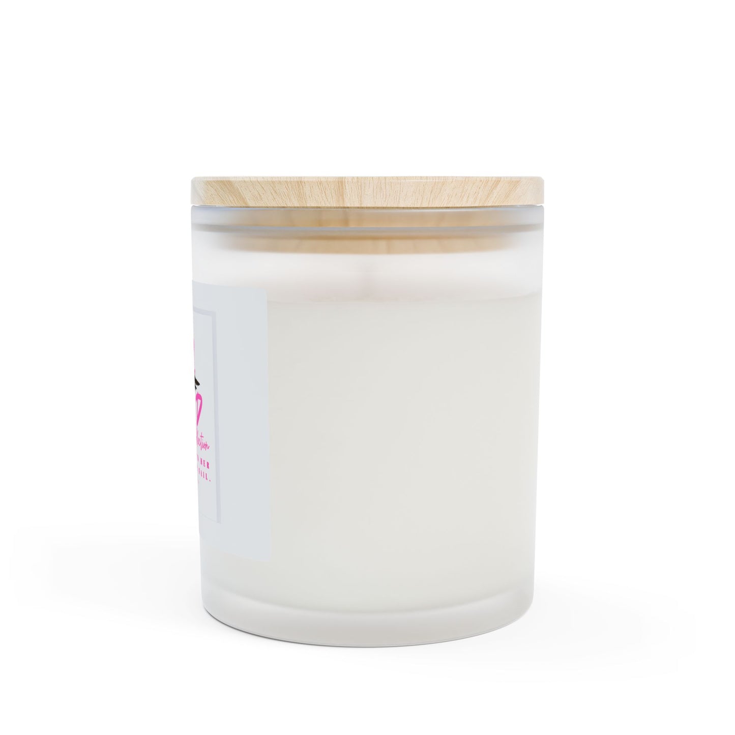 Inspirational 'This Is God' Frosted Glass Candle — 11oz Scented Soy Candle