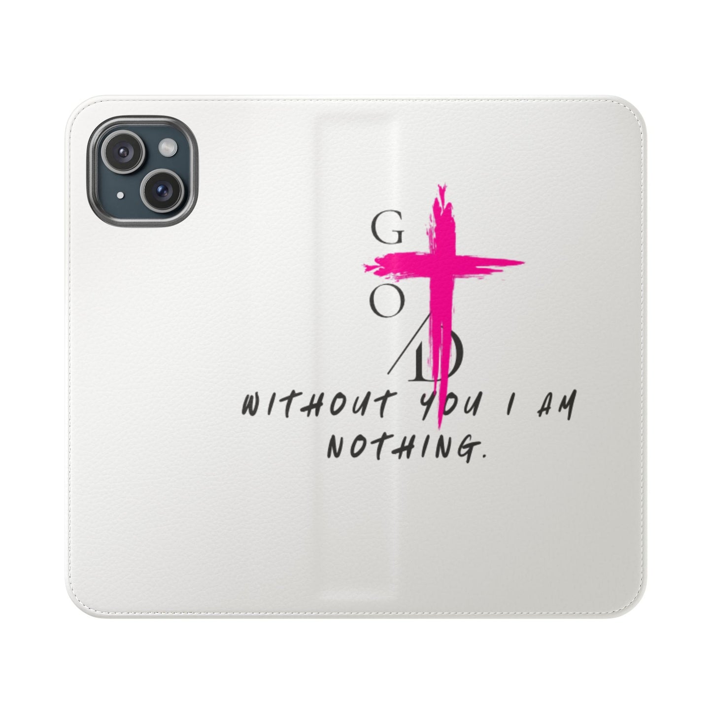 Faith-Inspired Flip Case with Christian Quote