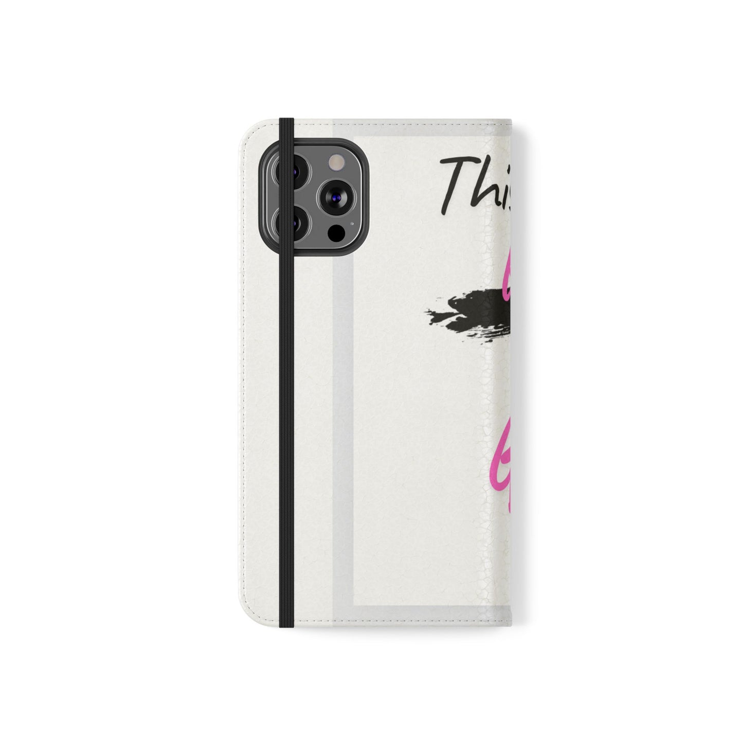 This Girl God Flip Case - Stylish Phone Wallet for Trendy Women
