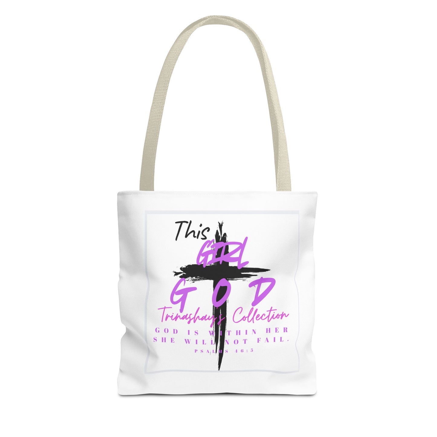 This Girl G.O.D. Inspirational Tote Bag — Christian Faith Graphic Tote