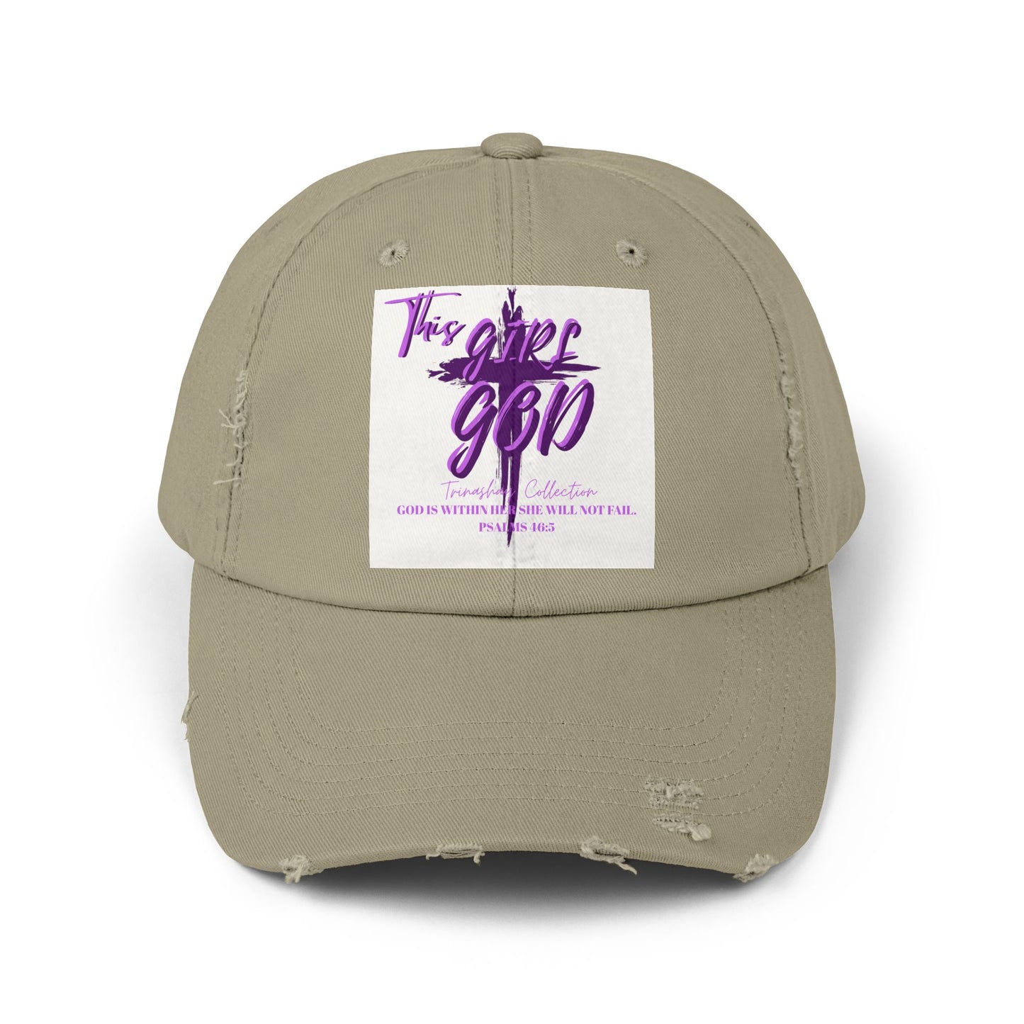 Copy of Copy of Faith-Inspired Distressed Unisex Cap