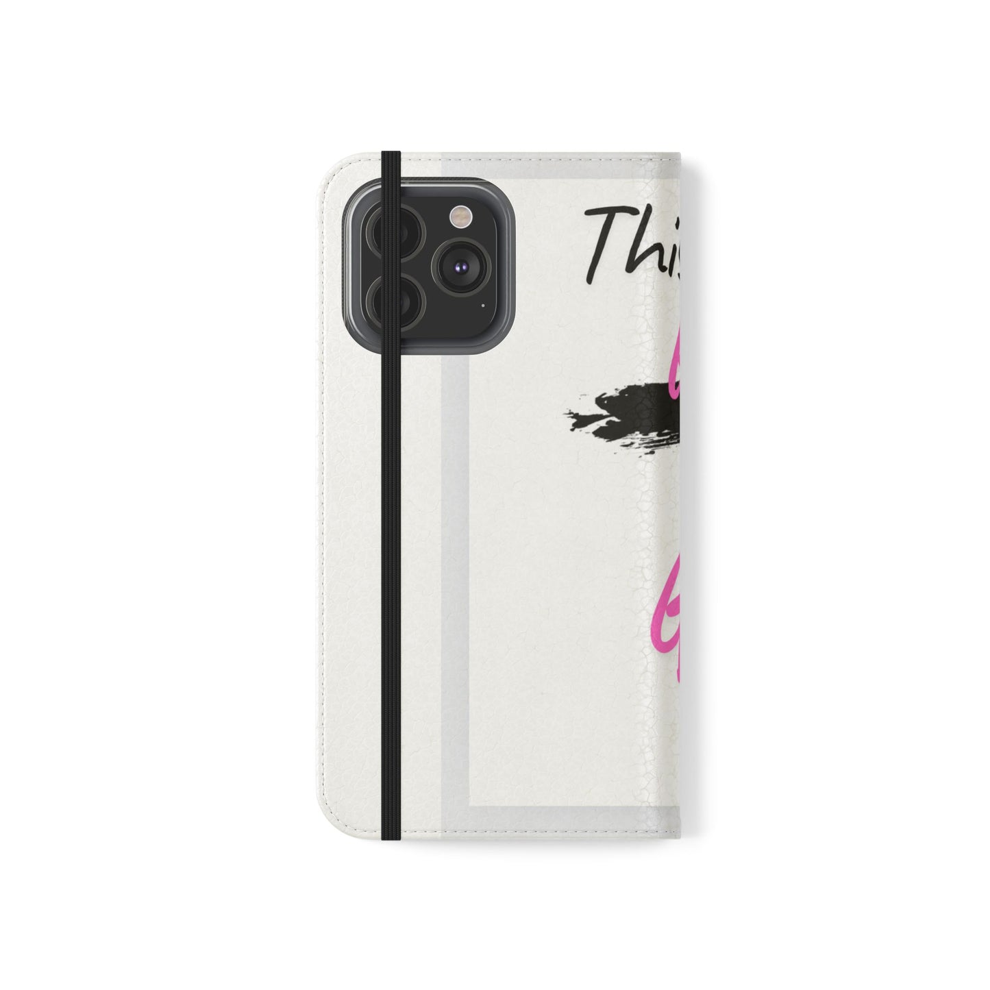This Girl God Flip Case - Stylish Phone Wallet for Trendy Women