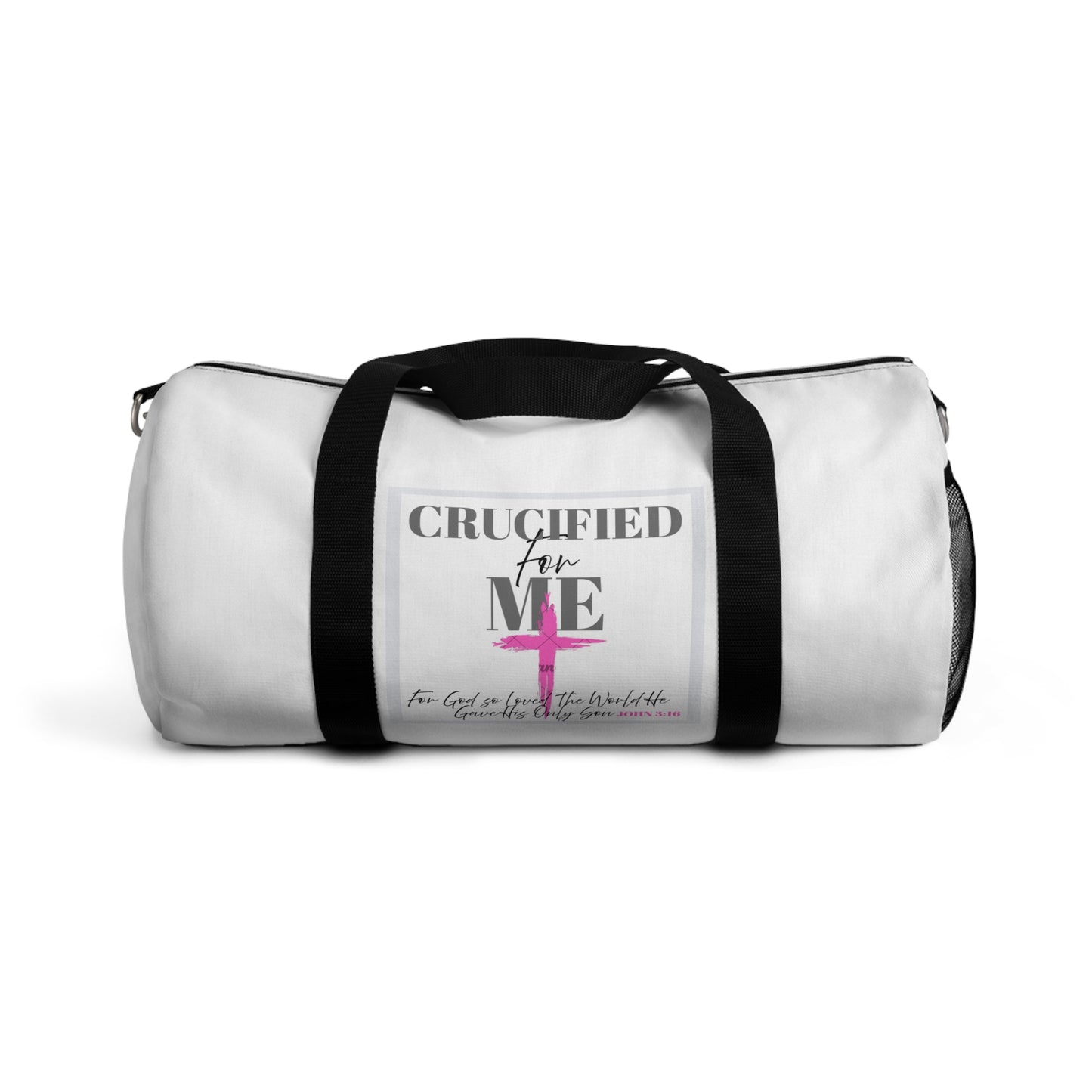Crucified for Me Duffel Bag - Stylish Gym & Travel Bag for Faith-Inspired Individuals