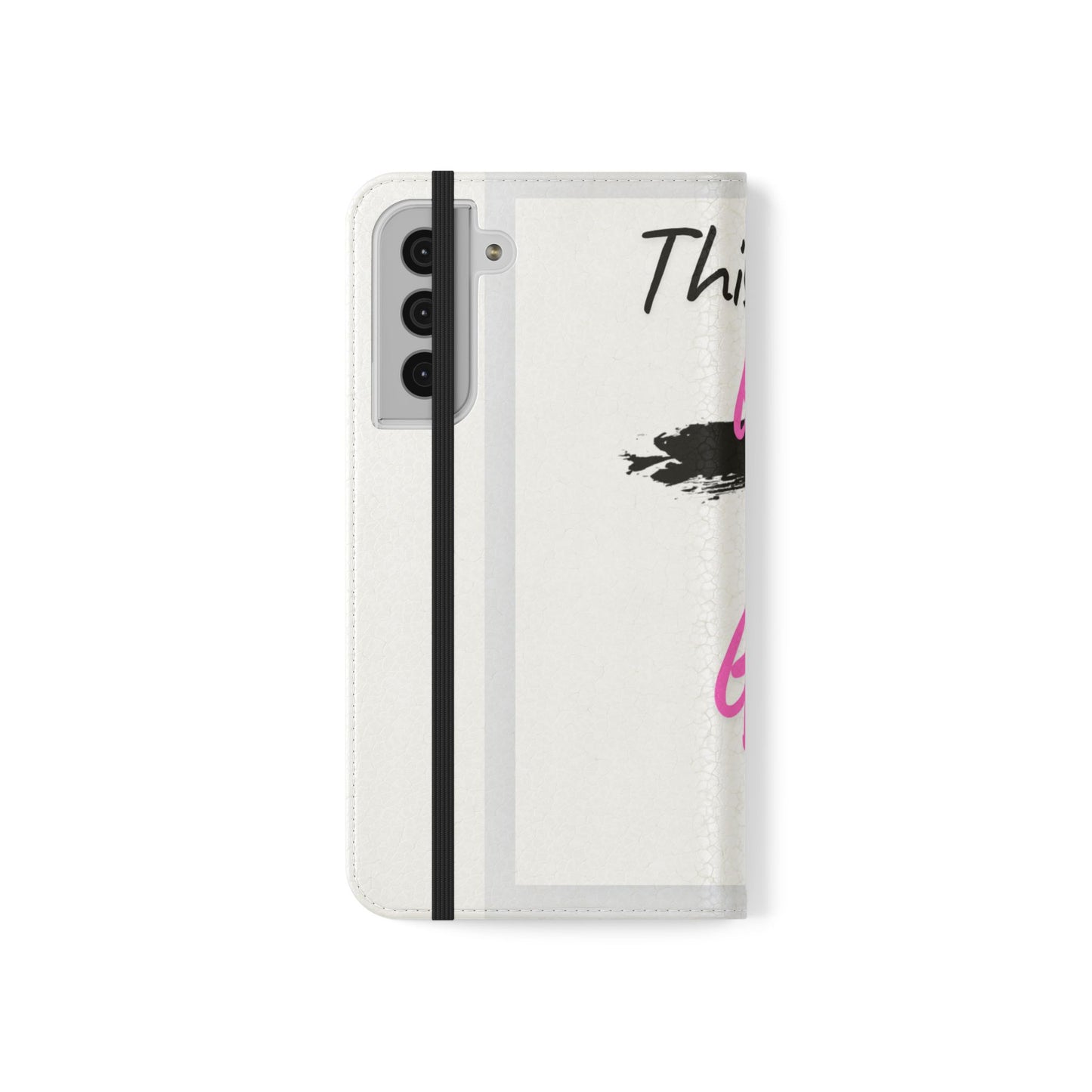 This Girl God Flip Case - Stylish Phone Wallet for Trendy Women