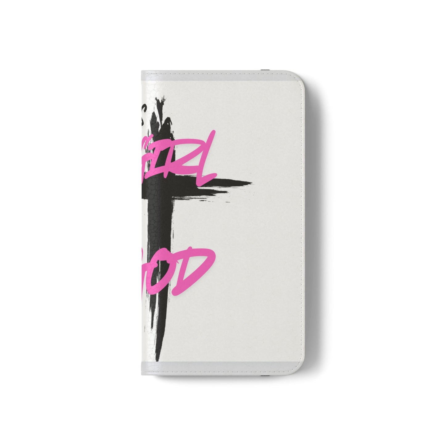 This Girl God Flip Case - Stylish Phone Wallet for Trendy Women