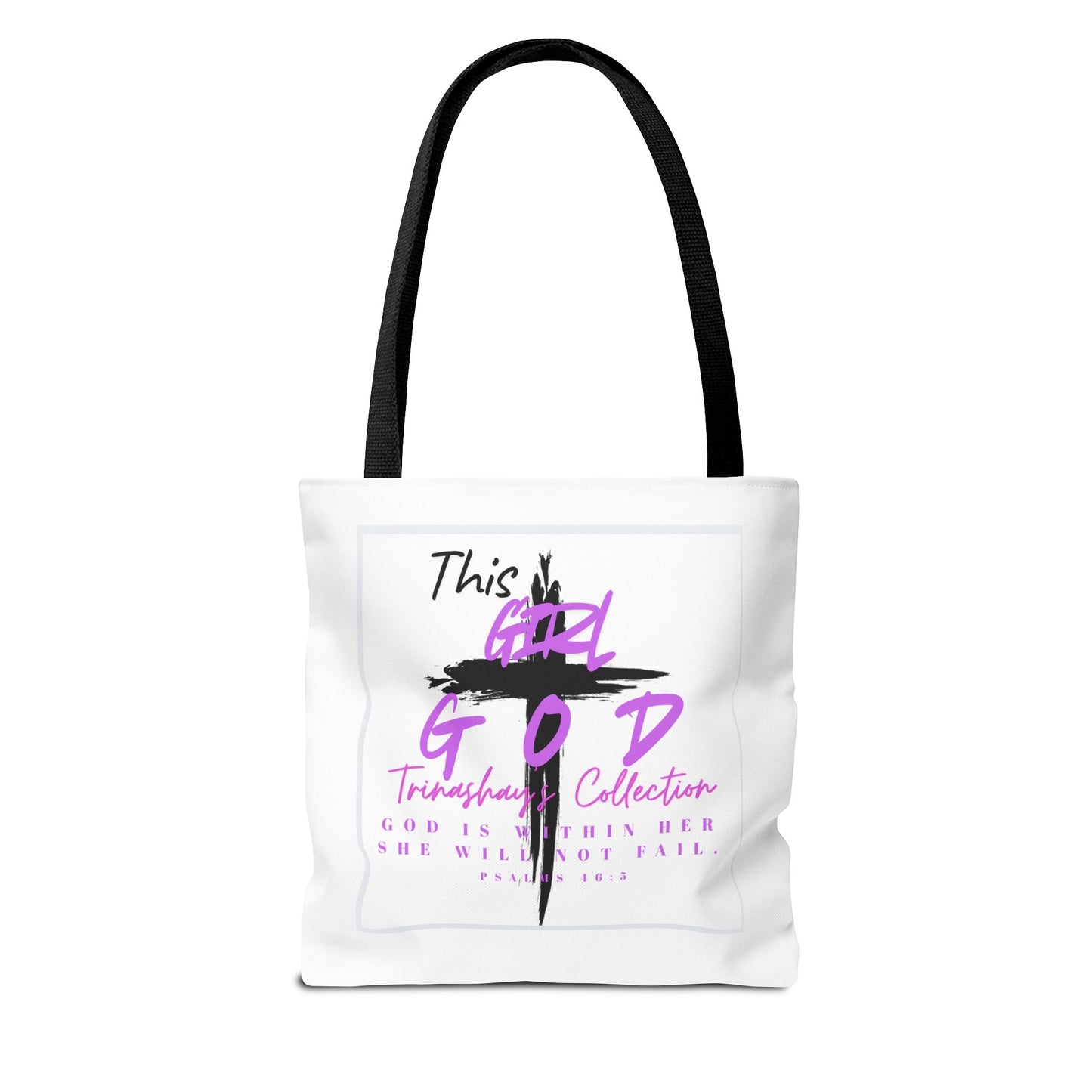 This Girl G.O.D. Inspirational Tote Bag — Christian Faith Graphic Tote