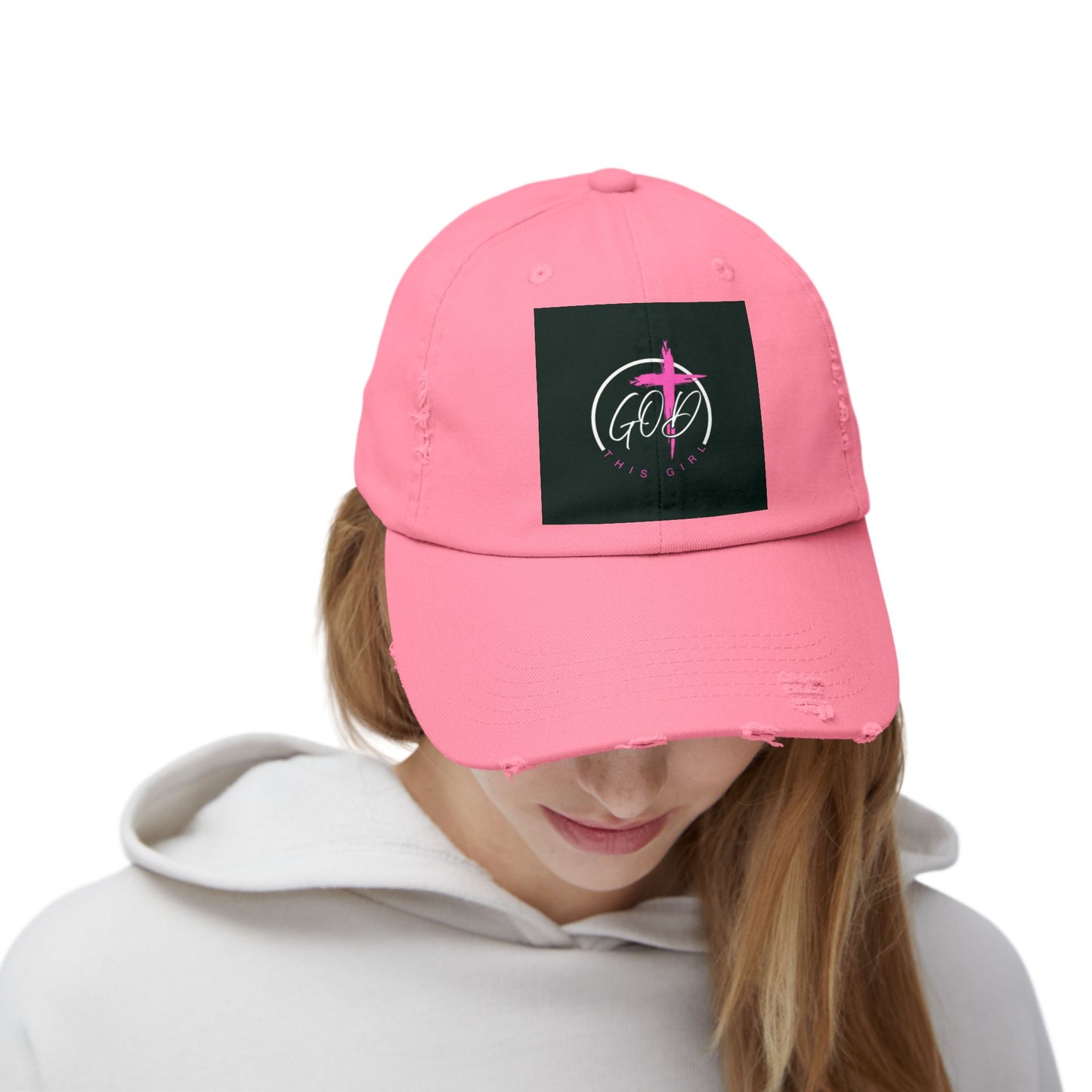 Faith-Inspired Distressed Unisex Cap