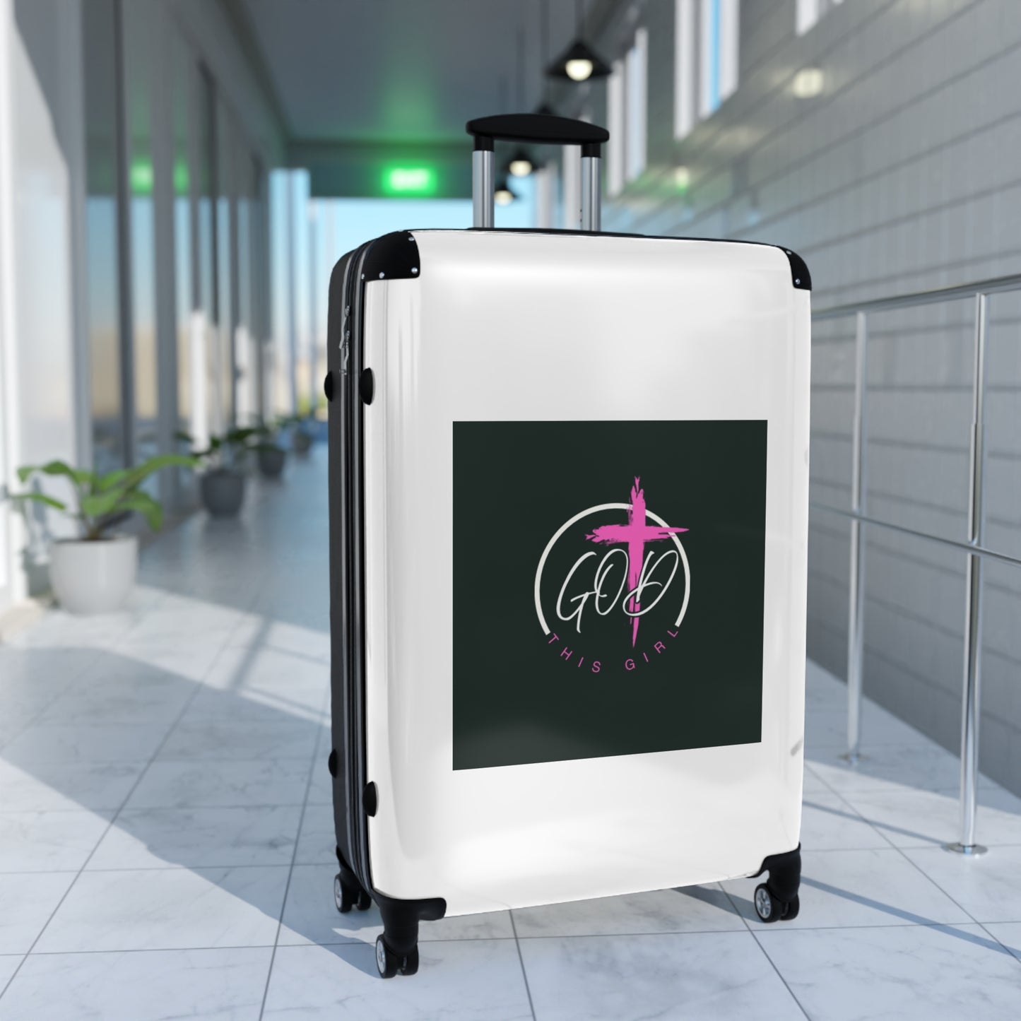 Stylish Travel Suitcase with Inspirational Design