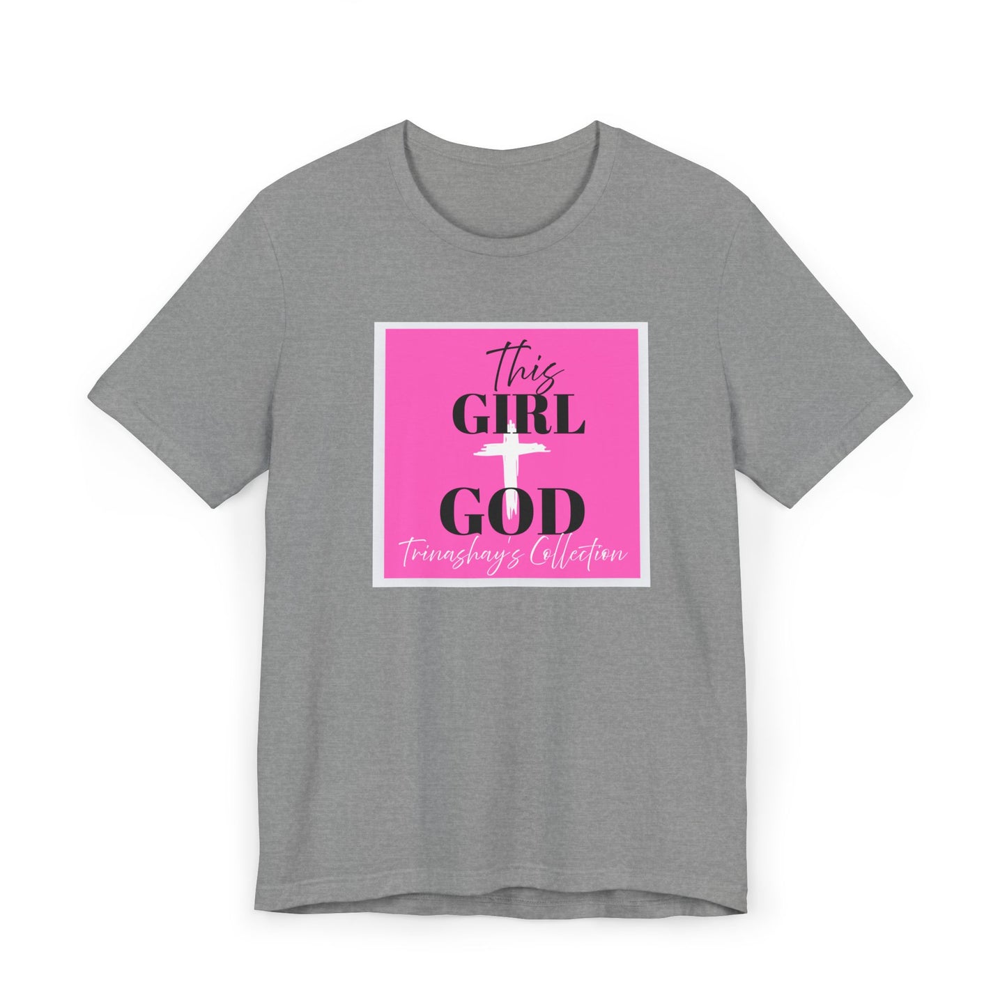 Faith-Inspired Unisex Jersey T-Shirt featuring 'Crucified for Me'