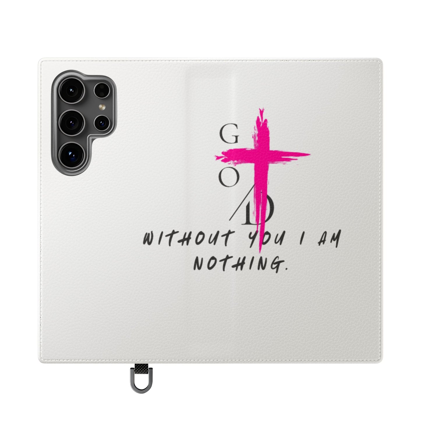 Faith-Inspired Flip Case with Christian Quote
