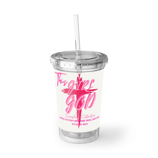 Copy of Stylish Acrylic Cup - "This Girl God" Inspirational Drinkware