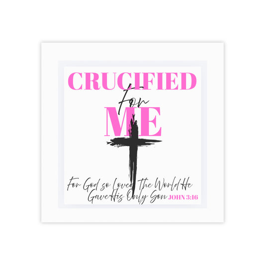 Religious Inspirational Note Pads - "Crucified for Me" Design