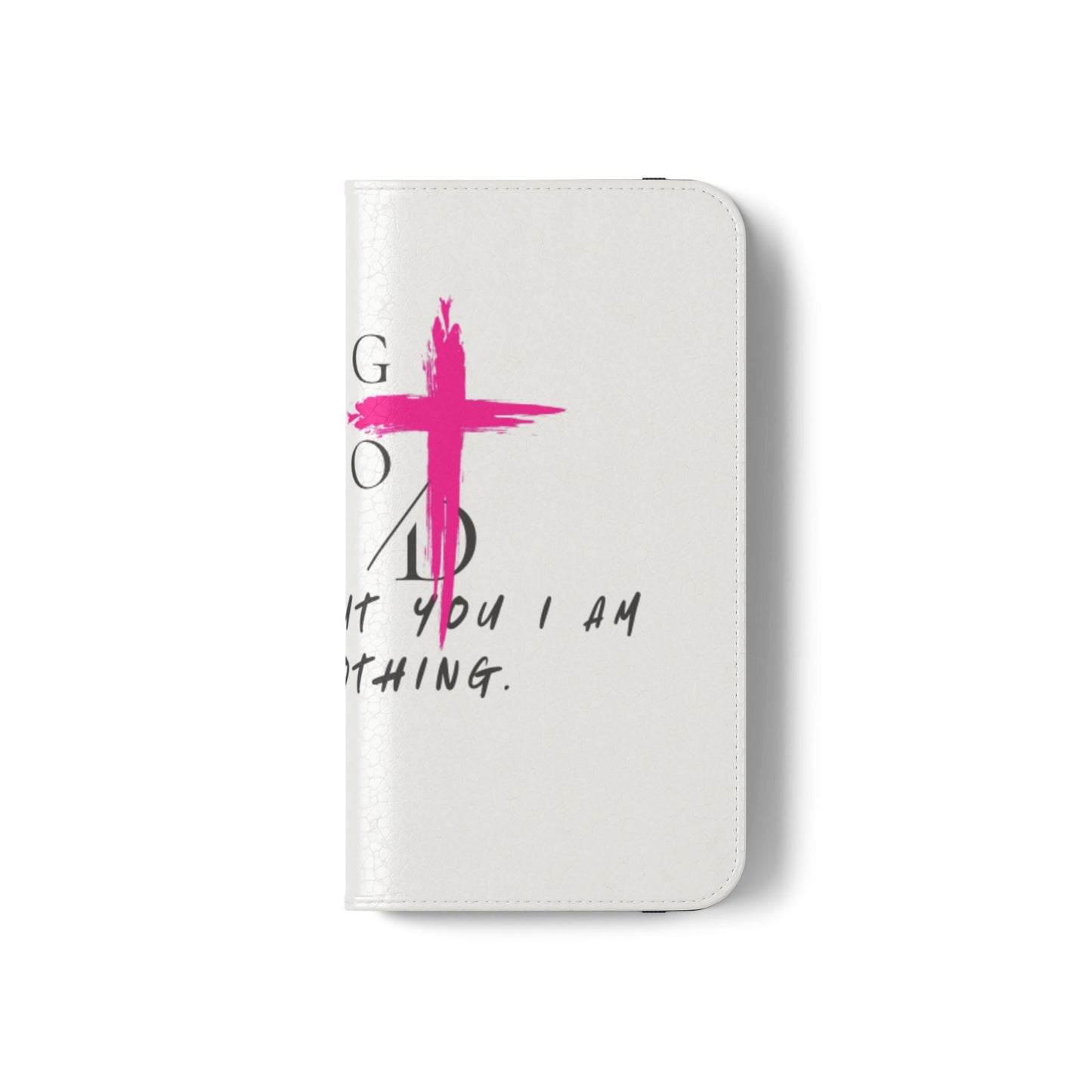 Faith-Inspired Flip Case with Christian Quote
