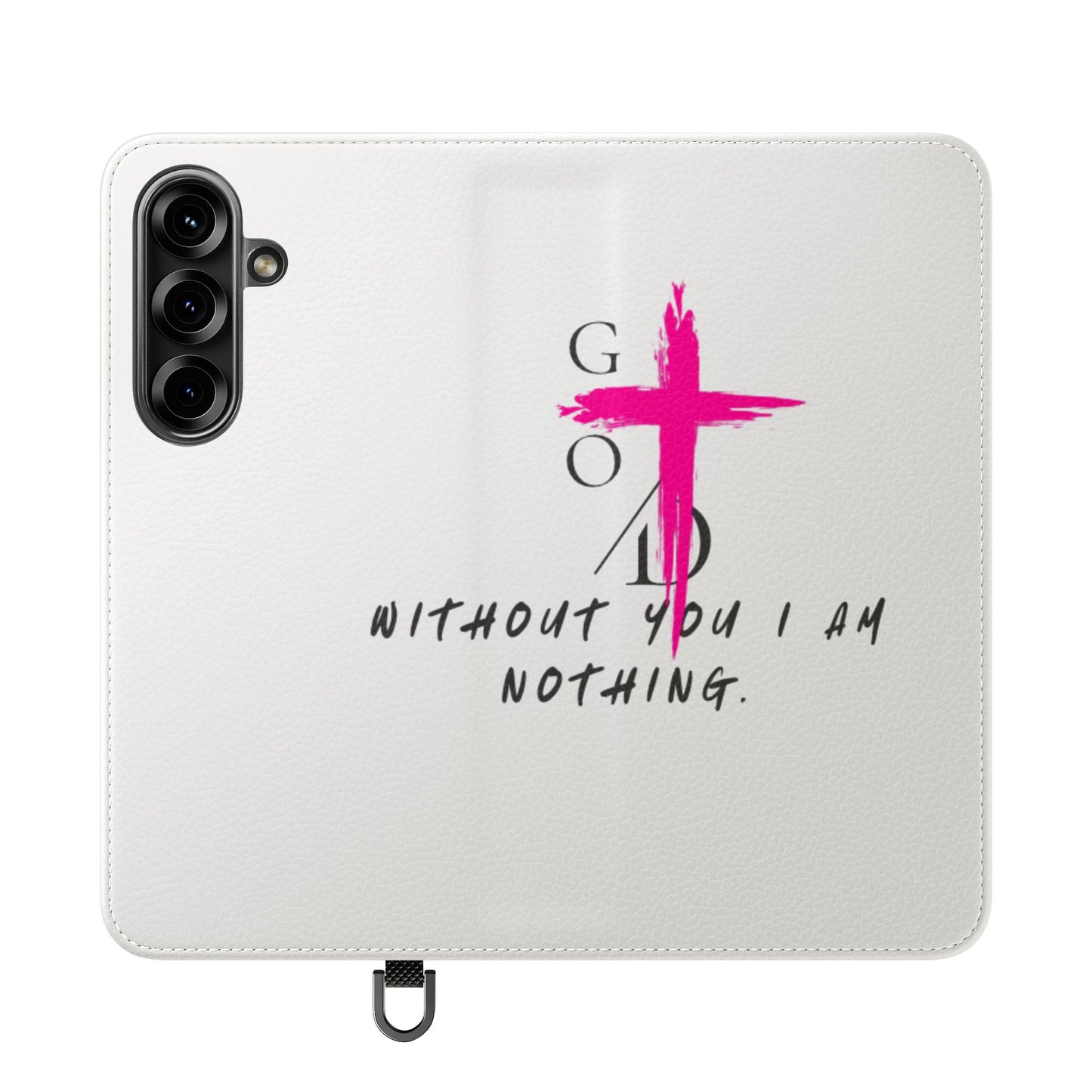 Faith-Inspired Flip Case with Christian Quote