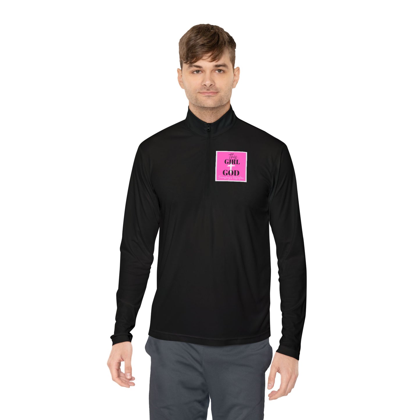 Girl God Unisex Quarter-Zip Pullover - Stylish & Comfortable