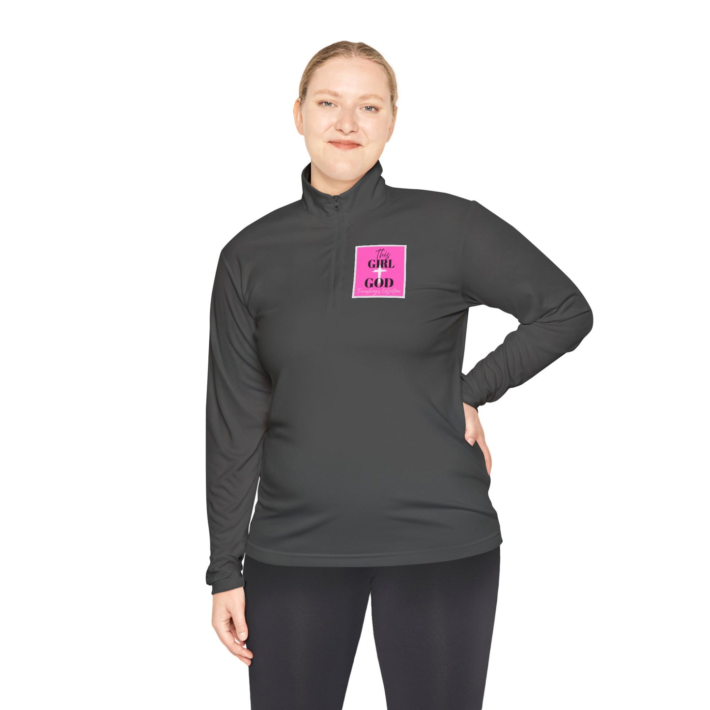 Girl God Unisex Quarter-Zip Pullover - Stylish & Comfortable