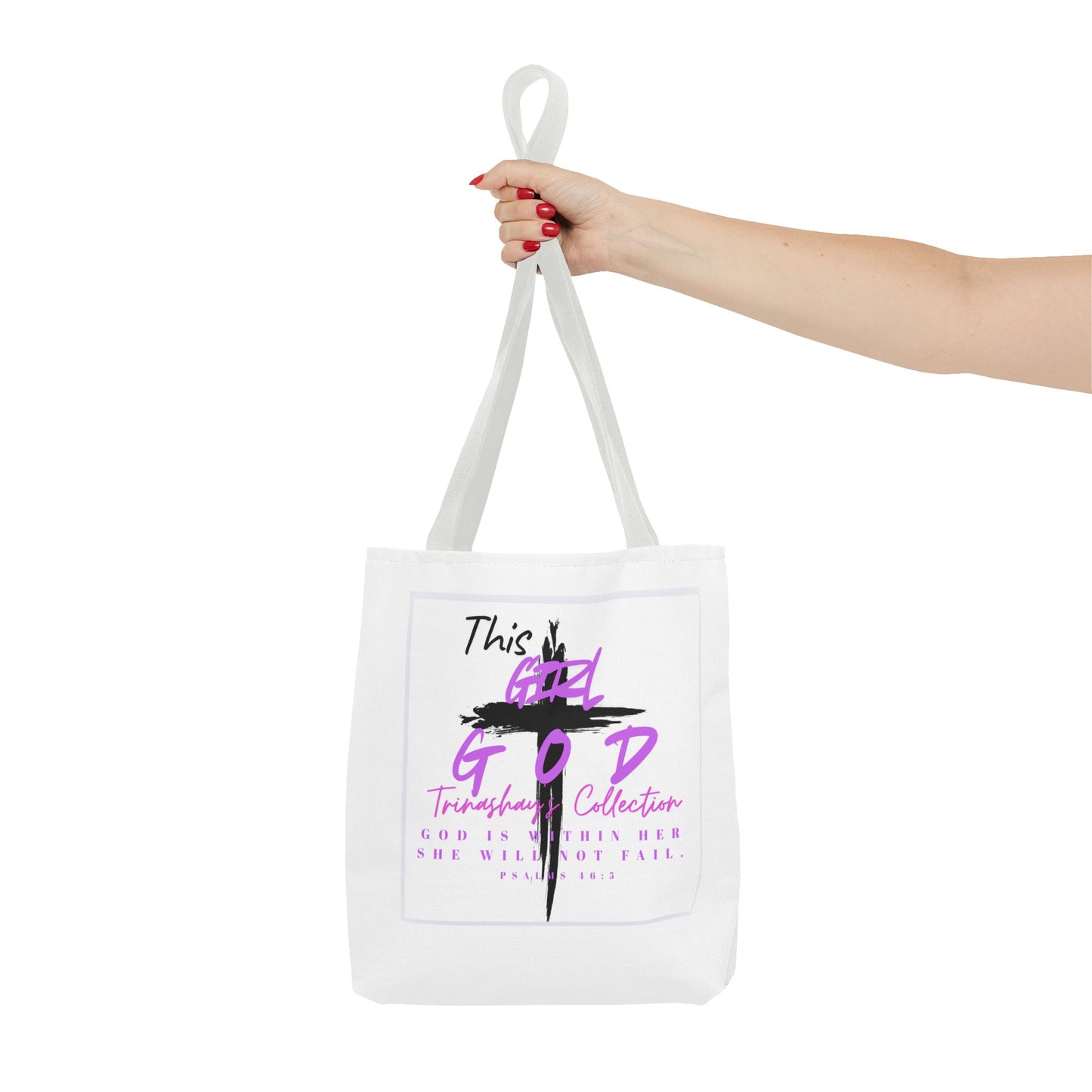 This Girl G.O.D. Inspirational Tote Bag — Christian Faith Graphic Tote
