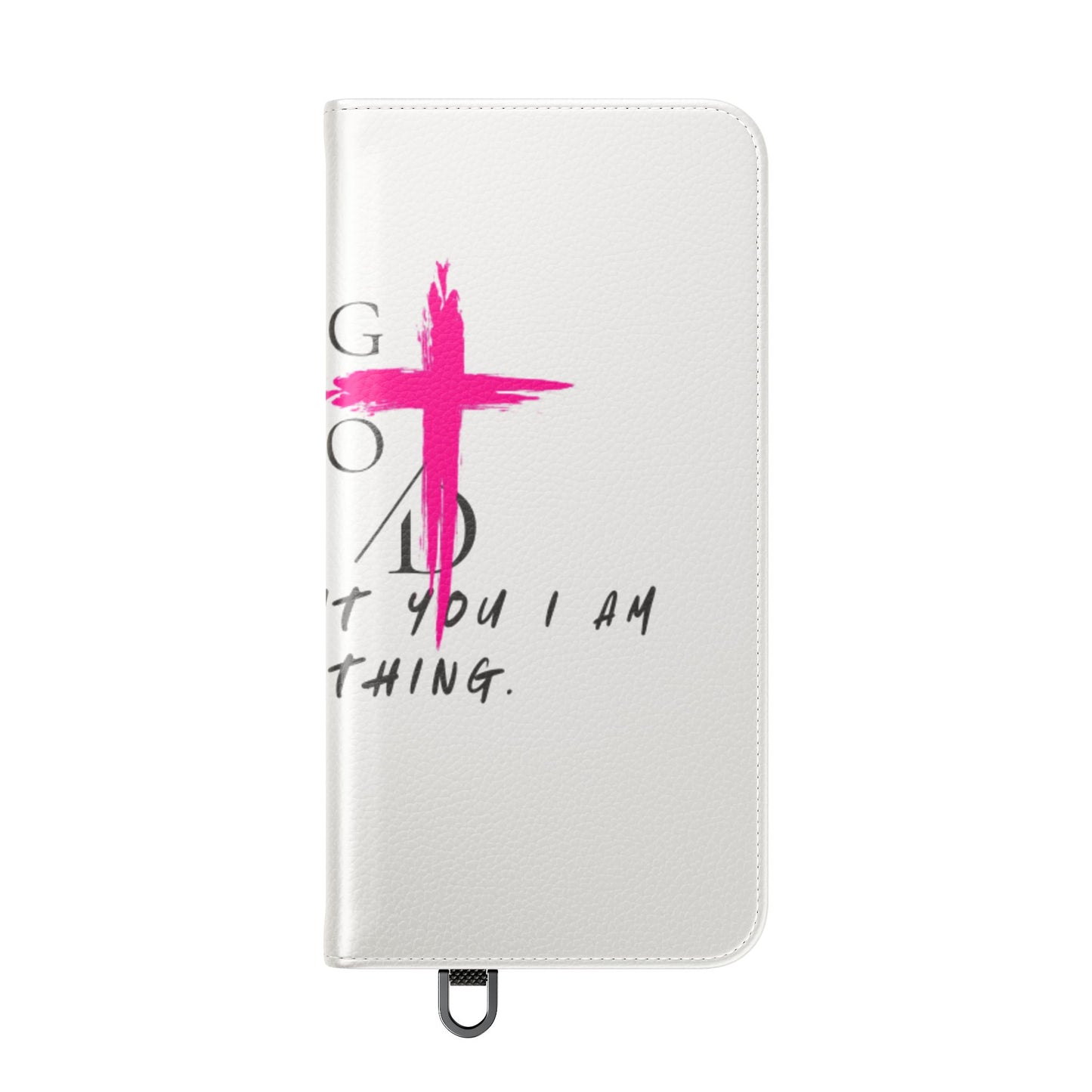 Faith-Inspired Flip Case with Christian Quote