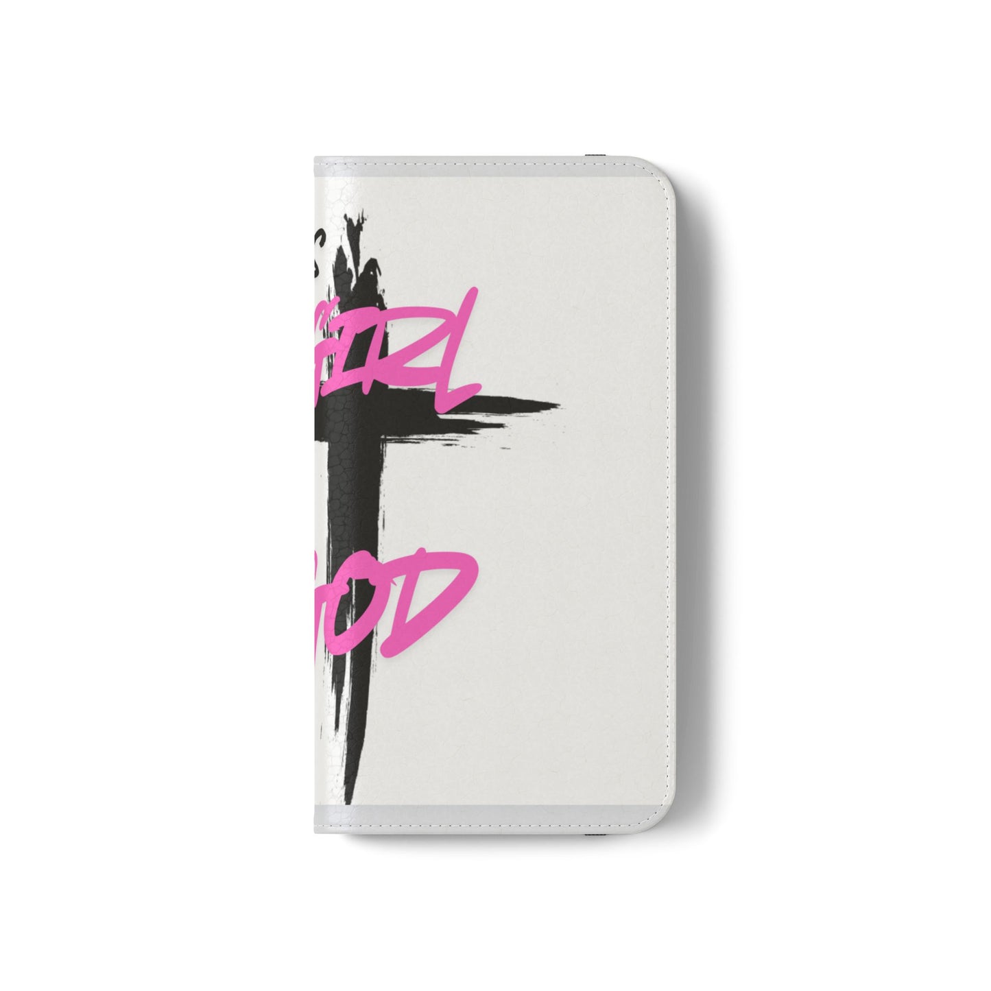 This Girl God Flip Case - Stylish Phone Wallet for Trendy Women