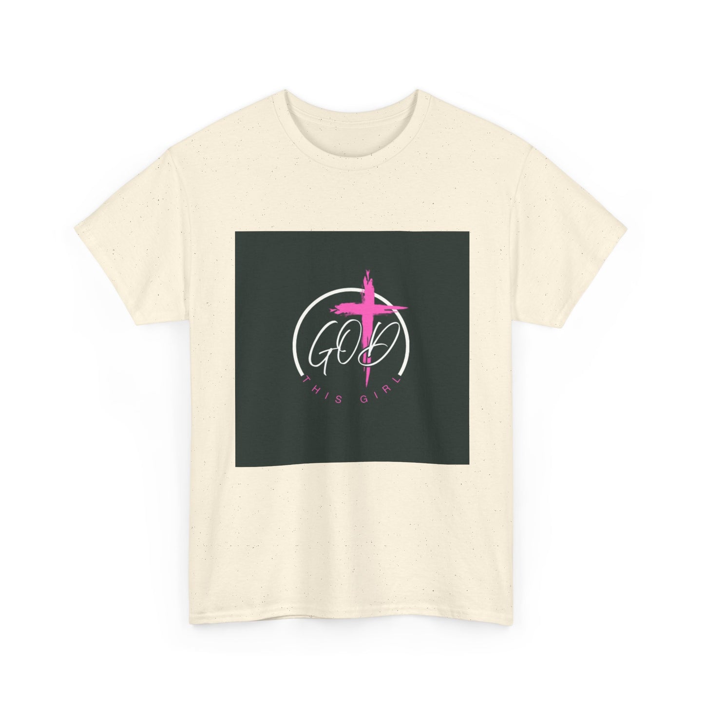 Faith-Inspired Unisex Heavy Cotton Tee - God is Good Design