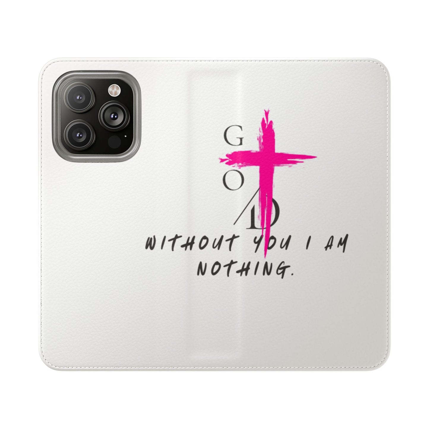 Faith-Inspired Flip Case with Christian Quote