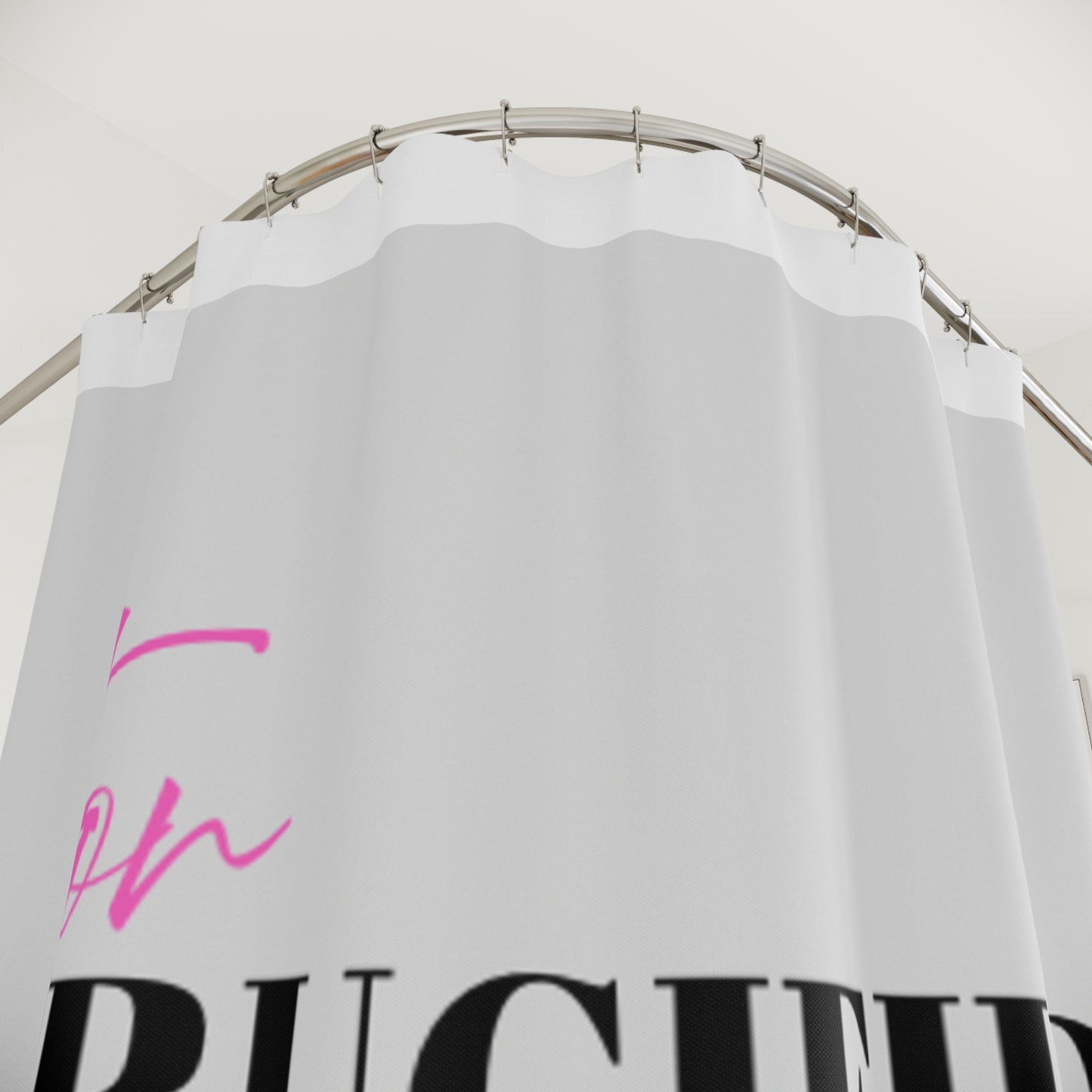 Crucified for Me Shower Curtain - Faith-Inspired Bathroom Decor