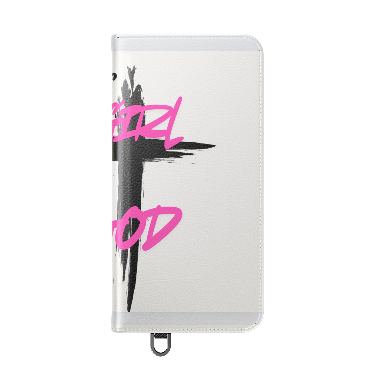 This Girl God Flip Case - Stylish Phone Wallet for Trendy Women