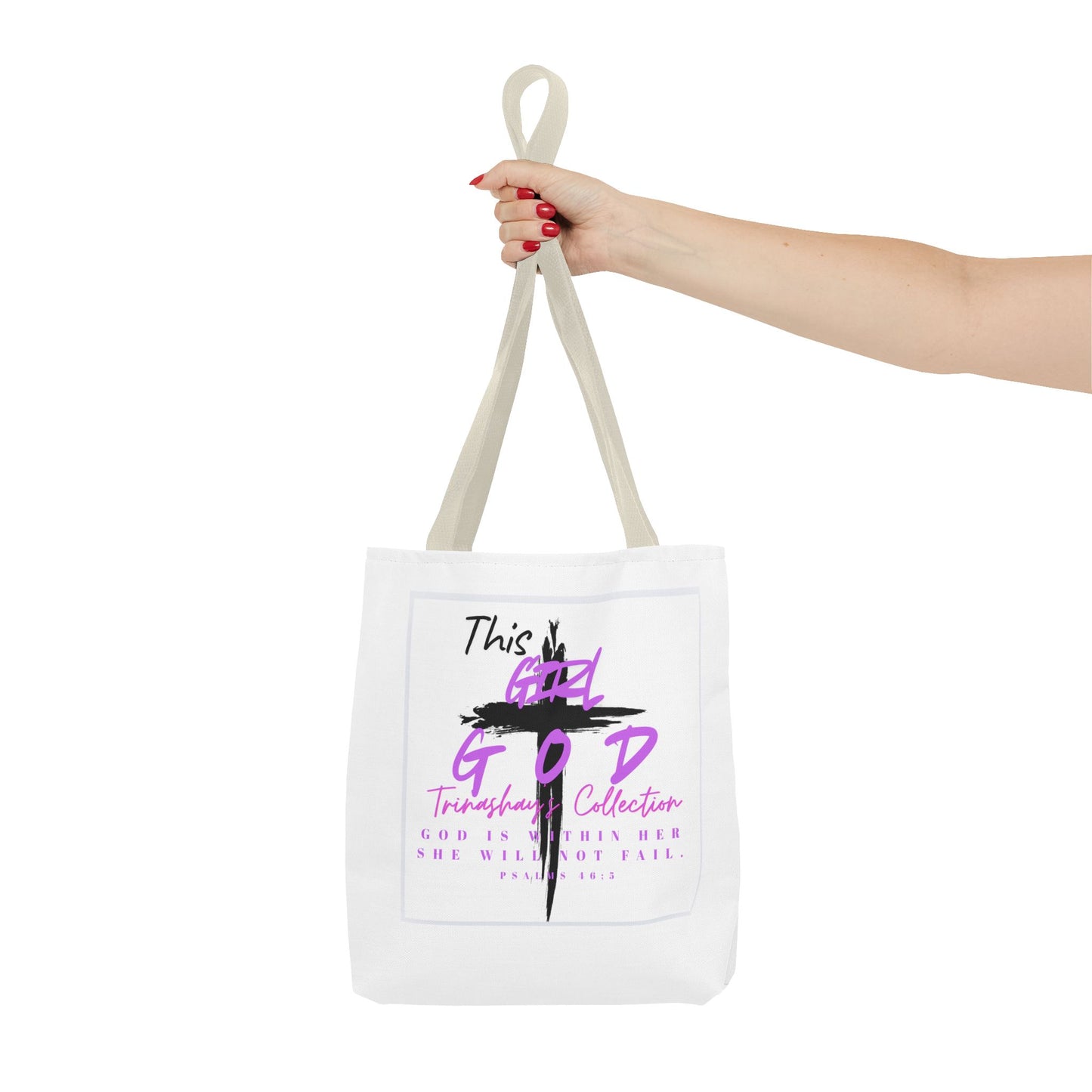 This Girl G.O.D. Inspirational Tote Bag — Christian Faith Graphic Tote