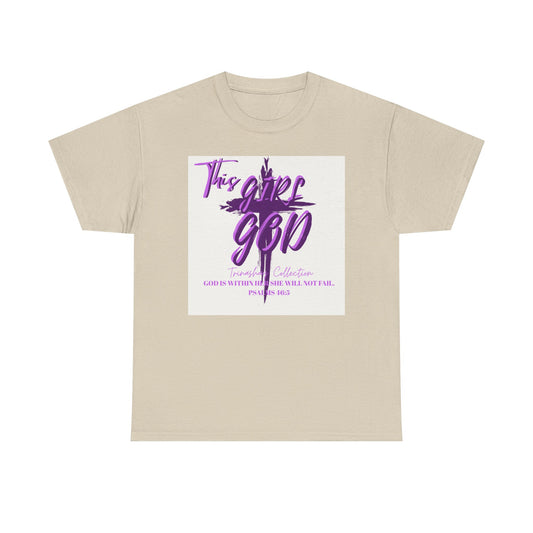 Copy of Copy of Faith-Inspired Unisex Heavy Cotton Tee - God is Good Design