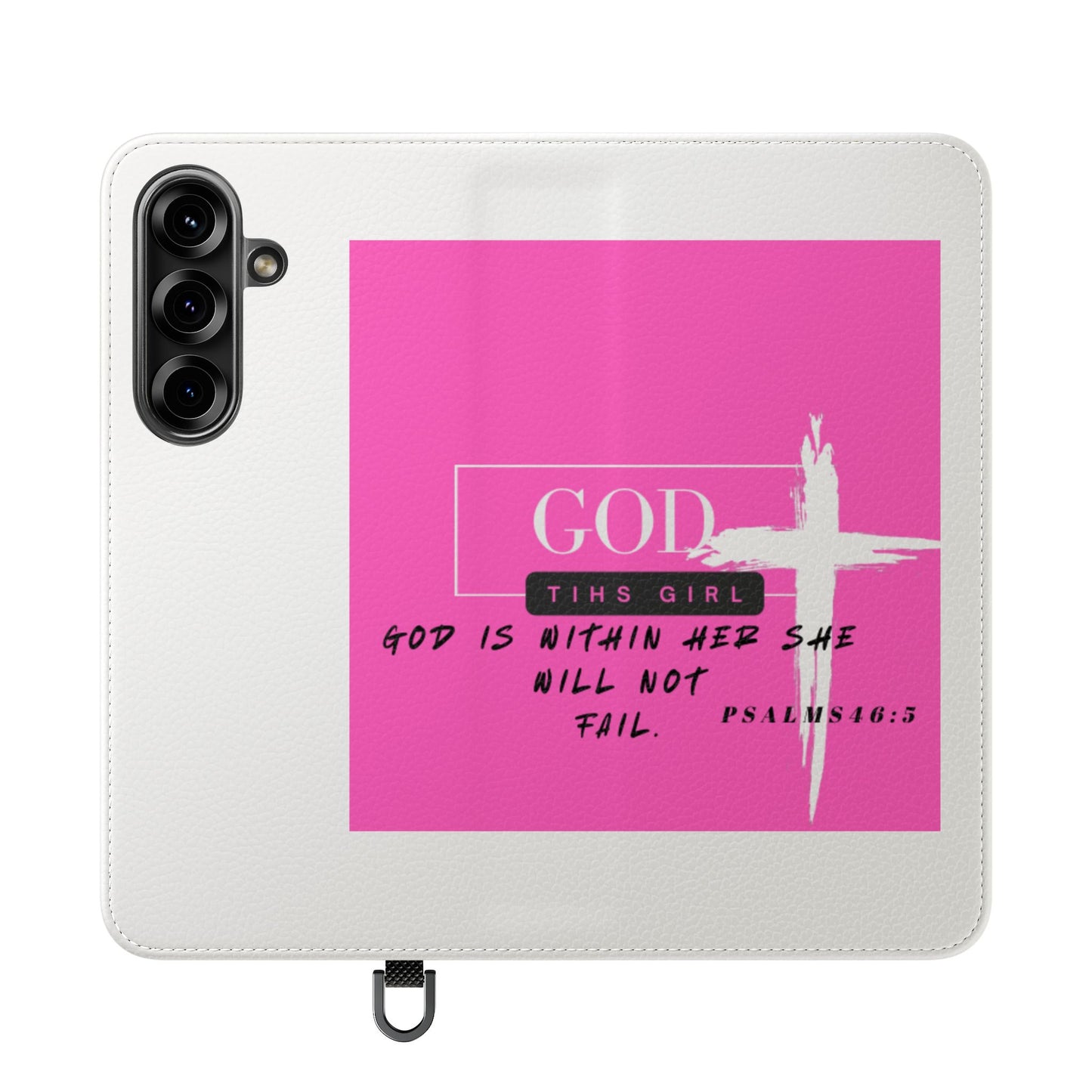 Faith-Inspired Flip Case - "God is Within Her" Psalm 46:5