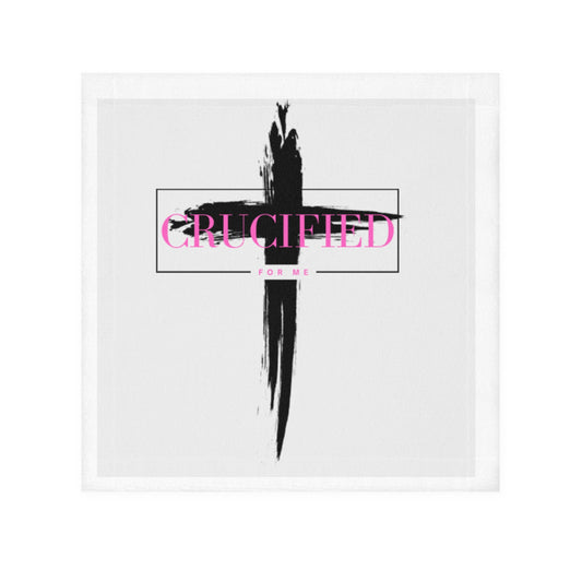 Crucified Inspirational Face Towel - Faith & Comfort