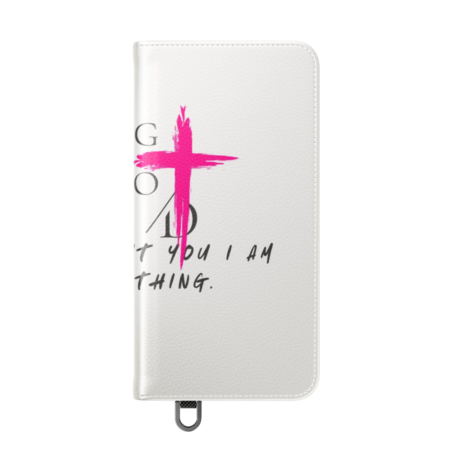 Faith-Inspired Flip Case with Christian Quote