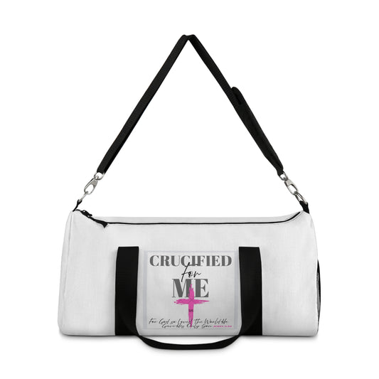 Crucified for Me Duffel Bag - Stylish Gym & Travel Bag for Faith-Inspired Individuals