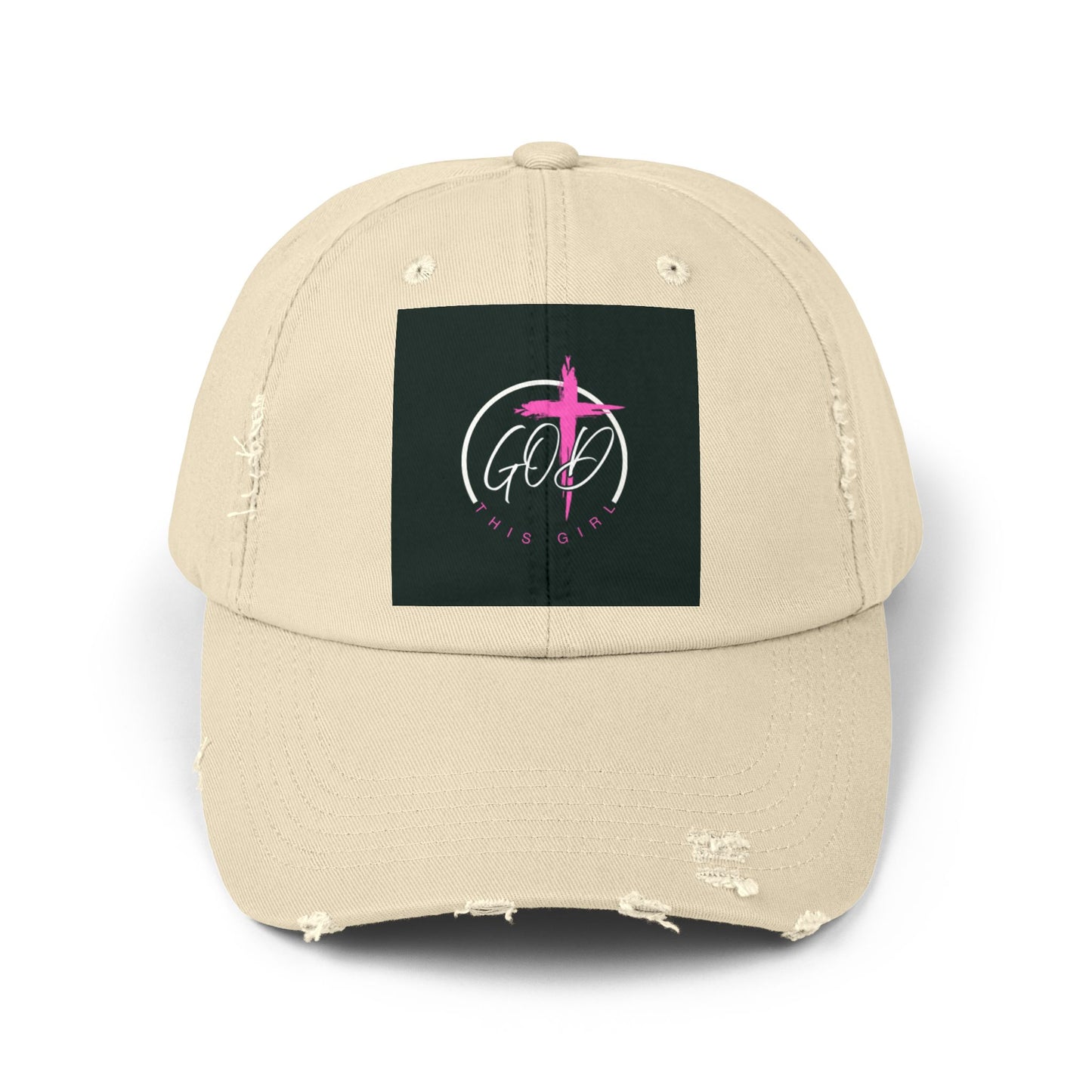Faith-Inspired Distressed Unisex Cap