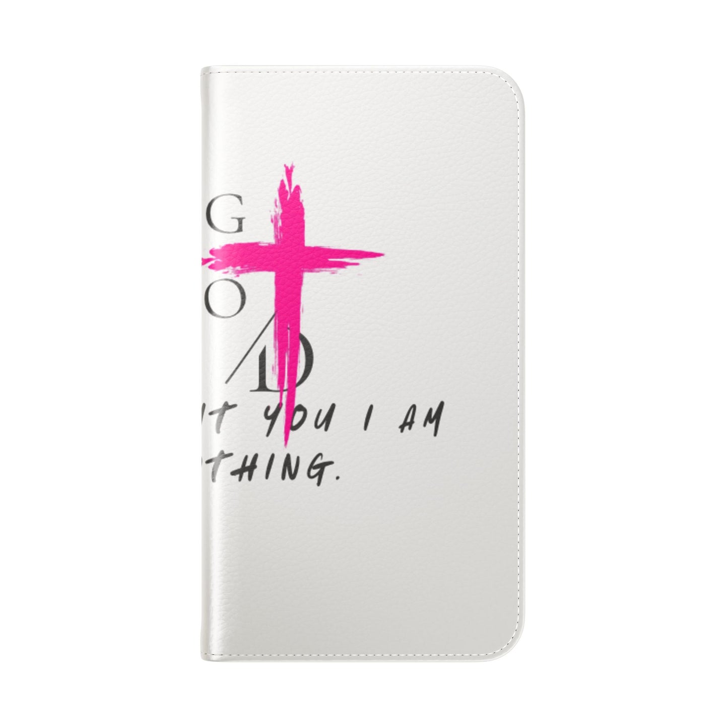 Faith-Inspired Flip Case with Christian Quote