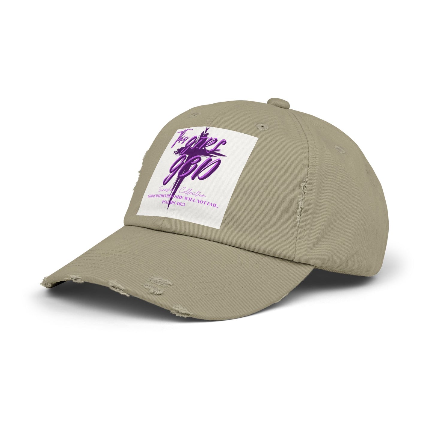 Copy of Copy of Faith-Inspired Distressed Unisex Cap