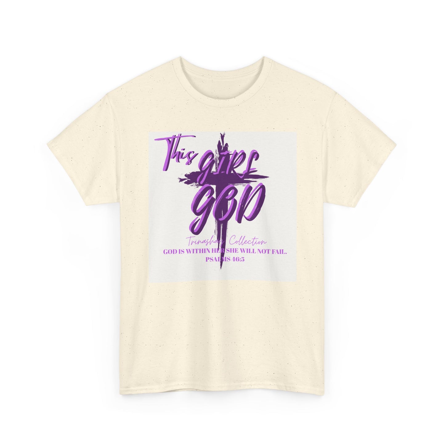 Copy of Copy of Faith-Inspired Unisex Heavy Cotton Tee - God is Good Design